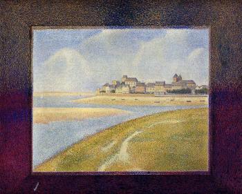 Georges Seurat : Le Crotoy, Upstream
